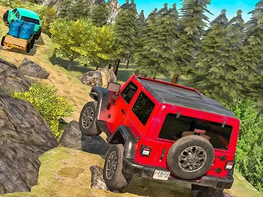 Safari Jeep Car Parking Sim : Jungle Adventure 3D