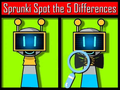 Sprunki Spot the 5 Differences